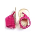 thumbnail image 6 of Nicesee Infant Baby Girls Tassel Sandal Summer Shoes Anti-slip Newborn Prewalker 0-18 Months, 6 of 7