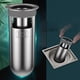 thumbnail image 1 of Núcleo de escape Fiudx de piso de acero inoxidable para desodorante en forma de U para desagüe profundo de agua, 1 of 7