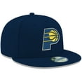 thumbnail image 3 of Men's New Era Navy Indiana Pacers Official Team Color 59FIFTY Fitted Hat, 3 of 6