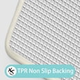 thumbnail image 5 of Beach Bathroom Rugs Coastal Seashell Bath Mat Funny Extra Soft Tufted Quick Dry Bath Mats for Bathroom Ocean Wave Starfish Decor Carpet Shower Non Slip Bath Rug, 5 of 7