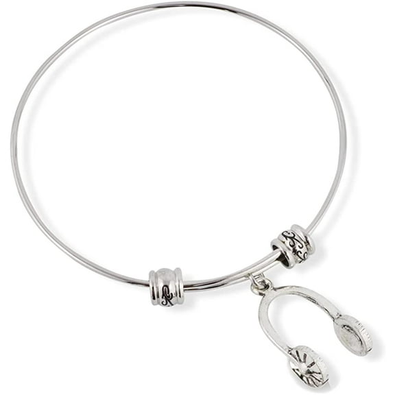 Headphones Fancy Charm Bangle
