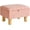 Teddy Pink, variant on Teddy Velvet Small Ottoman Foot Rest, Foot Stools with Storage Small, Upholstered Rectangle Wood Ottoman with Safety Hinge Flip Top, Bed Stool for Bedroom Dorm Teddy Pink YD-JD136P