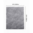 thumbnail image 3 of VEVOR Indoor Plush Area Rugs, 8 x 10 ft Soft Plush Carpet, Furry Shag Area Rugs for Living Room, Bedroom, Sunroom, Modern Home Decor Aesthetic, Non-Shedding, Non-Woven, Slip-Resistant, Smoke Gray, 3 of 9