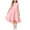 Pink, variant on Girls Dresses Summer Ruffle Sleeve Mesh A Line Casual Party Dresses Belted Dress with Pockets 5-14 Years Girls Dresses Size 10-12 Formal Princess Dress 3T