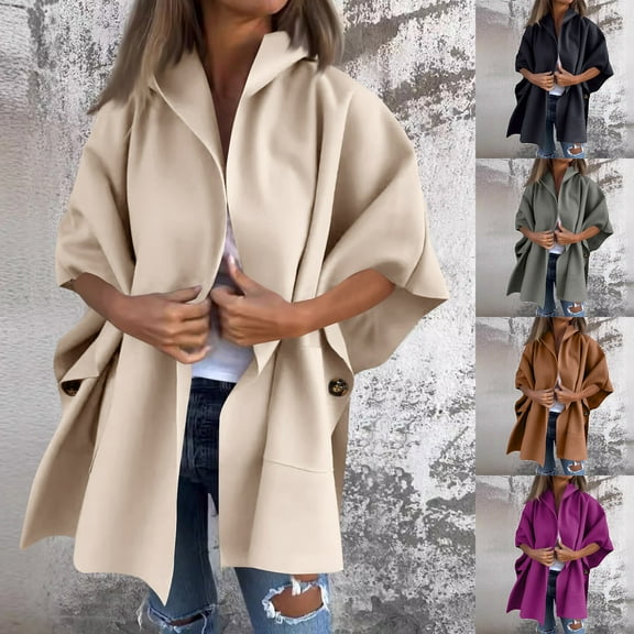 jtjvou Women's Jean Jacket Oversized Boyfriend Button Up Long Sleeve Split Zimbaplatinum Denim Jackets Green L