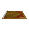 thumbnail image 2 of Ahgly Company Machine Washable Indoor Rectangle Persian Yellow Traditional Area Rugs, 7' x 9', 2 of 4