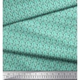 thumbnail image 3 of Soimoi Rayon Crepe Fabric Geometric Small Print Sewing Fabric Yard 46 Inch Wide, 3 of 3