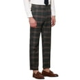 thumbnail image 5 of Lars Amadeus Men's Plaid Dress Pants Formal Business Checked Trousers, 5 of 6