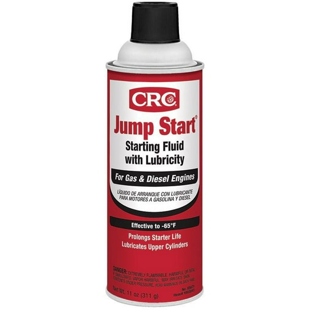 CRC 05671 Jump Start Starting Fluid with Lubricity 11 oz. Walmart