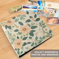 thumbnail image 4 of FORMRS 3 Ring Photo Album 4"x6" Self Adhesive Large Capacity PU Leather Cover, Floral Design, 4 of 8