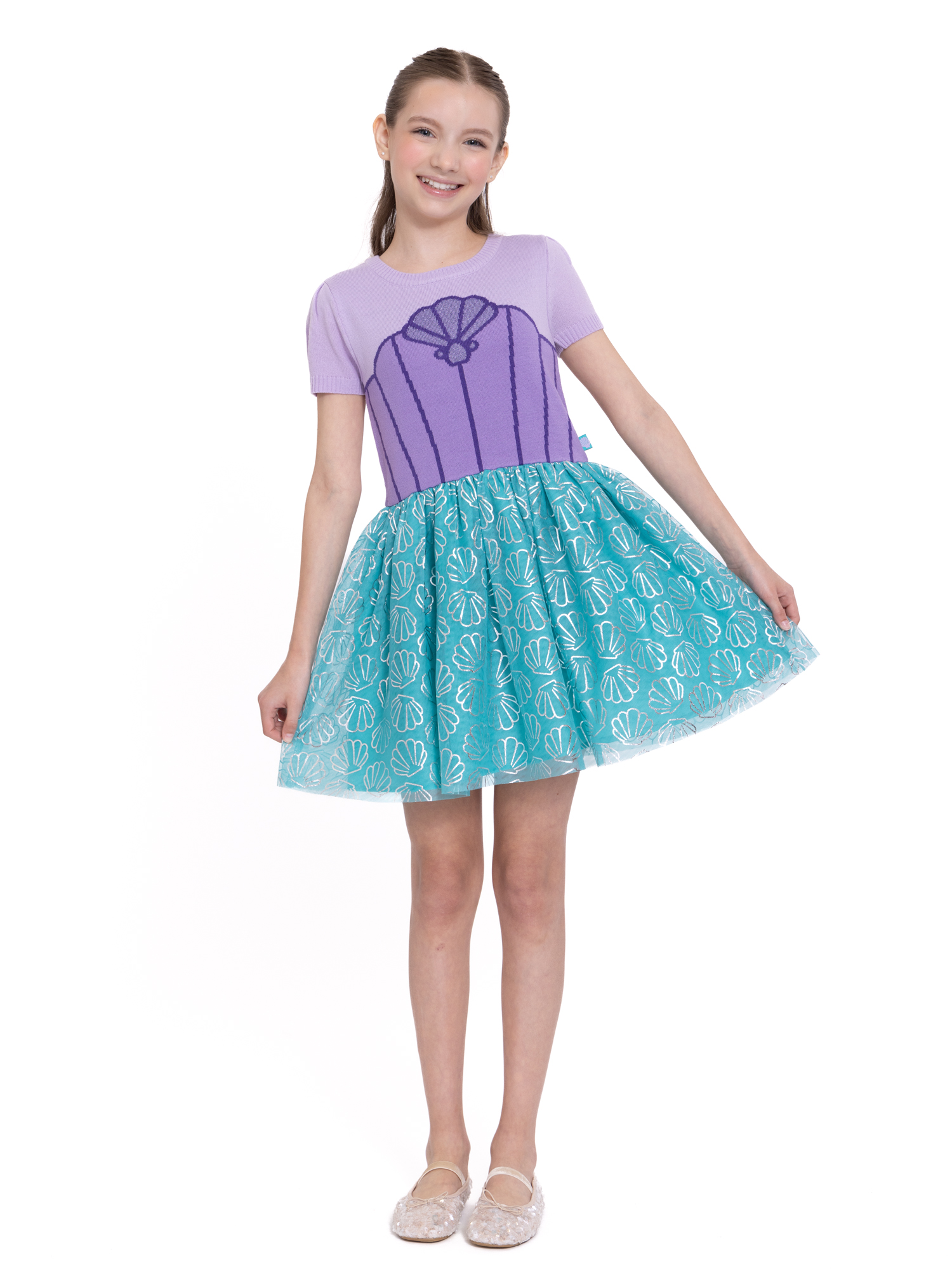 Disney Princess The Little Mermaid Ariel Sweater Dress photo 5