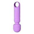thumbnail image 3 of Dolly Purple Silicone Mini Wand Rechargeable, 3 of 11