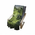 thumbnail image 4 of Nature Soft Flannel Fleece Throw Blanket, Rising Sun in the Valley Dark Cloudy Sky Landscape Dramatic Pastoral Heaven Print, Cozy Plush for Indoor and Outdoor Use, 60" x 80", Green Blue, by Ambesonne, 4 of 6