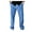Blue, variant on Men's Casual Loose Straight-Leg Trousers Lightweight Waffle Knit Elastic Office Casual Pants for Spring Summer