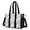 Police and Officer White Pattern, variant on Police and Bear Beige Pattern Utility Tote Bag, Work Tote with Multi Pockets & Removable Strap, Large Capacity Gifts for Birthday Christmas Thanksgiving
