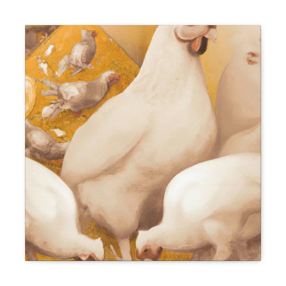 Chicken in Technicolor - Canvas
