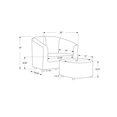 thumbnail image 2 of Monarch Specialties Chaise Juvenile, 2 of 4
