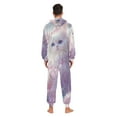 thumbnail image 6 of White Cat Bubbles Adult Onesie Pajamas Slim Fit Christmas One Piece Suit Pjs for Women and Men Hooded Zipper, 6 of 7