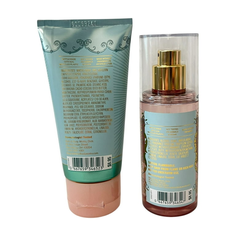 Bath & Body Works Sweetest Song Mist & Body Cream Travel