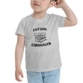 thumbnail image 3 of Future Librarian Funny Toddler T-Shirts for Boys Girls (Gray, Youth L), 3 of 5