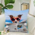 thumbnail image 2 of MKHERT Dog Newspaper Pillow Covers Pillowcase Throw Pillows 18x18 inch, 2 of 2