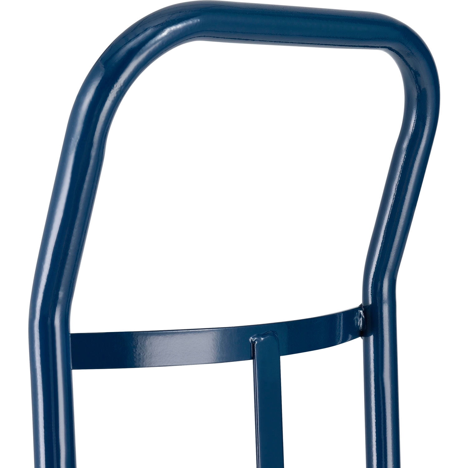 Single Cylinder Hand Truck with Curved Handle, 10" Semi-Pneumatic Wheels, 500 Lb. Cap, 47"H