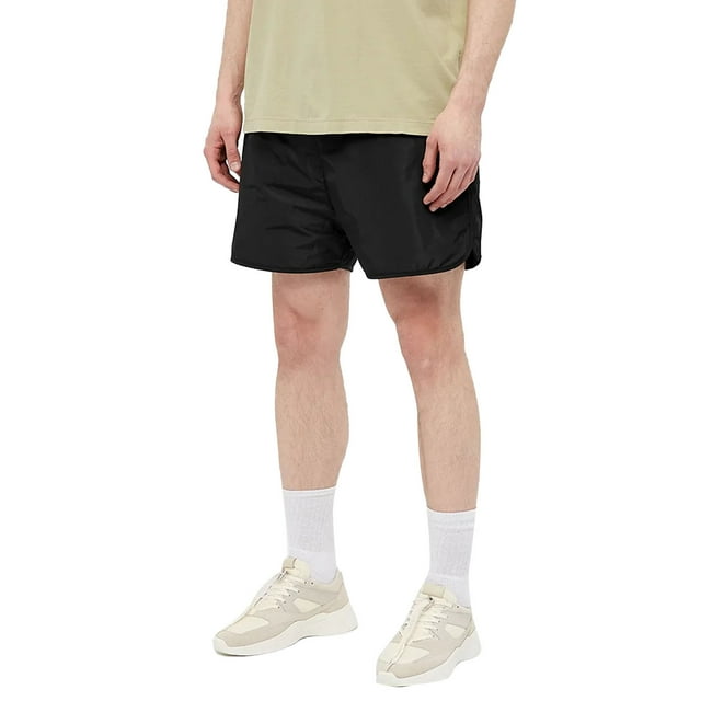 Pantalones cortos deportivos holgados con cordón ajustable cómodos para hombre