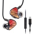 thumbnail image 1 of wonima11 Celest lgniteXBeast 1DD 1BA USB C Headphones for iPhone 16 15 Pro Max iPad Pro USB-C Earphones with Microphone Volume Control Type-C Wired Earbuds IEMS USB Type C Earphone (Golden), 1 of 1