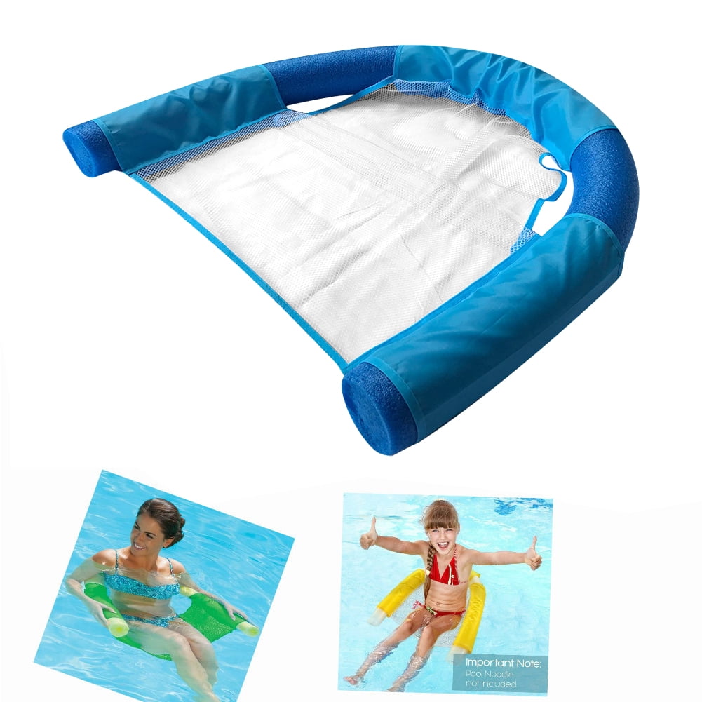 Floating Mesh Chair Net for Pool Noodle Swimming Seat Buoyancy Water Toys 
