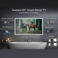thumbnail image 3 of Elecsung 55 inch webOS Smart Waterproof Mirror TV 4K UHD for Bathroom Advertising Gallery Shower SPA Wet Area Hotel ATSC WiFi Bluetooth, 3 of 9