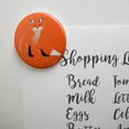thumbnail image 2 of Stylish Red Foxy Fox Kitchen Refrigerator Locker Button Magnet, 2 of 5