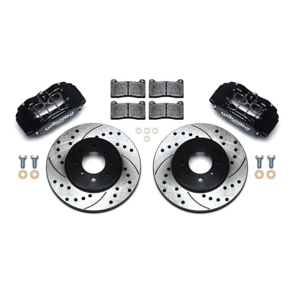 Wilwood Brake Kit Front Honda/Acura Blk Drilled