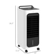thumbnail image 4 of 26" Evaporative Air Cooler with Ice Packs, 3-In-1 Ice Cooling Fan, Portable Swamp Cooler with Water Tank, Timer, 90° Oscillating, Remote, for Home Office Bedroom, 4 of 4
