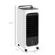 thumbnail image 4 of 26" Evaporative Air Cooler with Ice Packs, 3-In-1 Ice Cooling Fan, Portable Swamp Cooler with Water Tank, Timer, 90° Oscillating, Remote, for Home Office Bedroom, 4 of 4