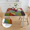 thumbnail image 2 of WYYP Geometric Shapes Abstract Art Alfred Manessier Square Tablecloth Waterproof 100% Polyester Fiber 52*52, 2 of 8