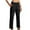 Black, variant on AherBiu Lounge Pants for Women Drawstring Waisted Lightweight Summer Casual Trousers with Pockets