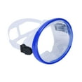 thumbnail image 3 of Máscara de buceo de lente única gafas de natación Silicona a prueba de fugas de silicona amplia máscara de snorkel para adultos para bucear buceo Azul, 3 of 8