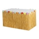 thumbnail image 2 of Falda de mesa de césped artificial para Luau, falda de mesa hawaiana, centro de mesa, accesorios, vajilla Amarillo, 2 of 9