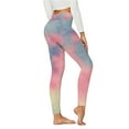 thumbnail image 2 of VEKDONE High Waisted Leggings for Women Butt Lifting Tummy Control Seamless Yoga Pants Tie-Dye Print Outdoor Streetwear Tights Stretchy Workout Legging, 2 of 4