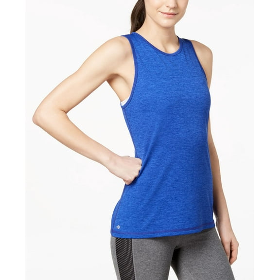 allbrand365 designer Ideology Womens Heathered Keyhole-Back Tank Top