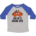 thumbnail image 3 of Inktastic Ocean City Maryland Cute Crab Boys or Girls Toddler T-Shirt, 3 of 5