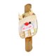 thumbnail image 5 of Pulsera navideña de dibujos animados, adorable recuerdo de fiesta para la hora de dormir de Año Nuevo. oro y ciervo, 5 of 9