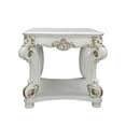 thumbnail image 2 of ACME Vendome Wooden End Table with Bottom Shelf in Antique Beige Finish, 2 of 2