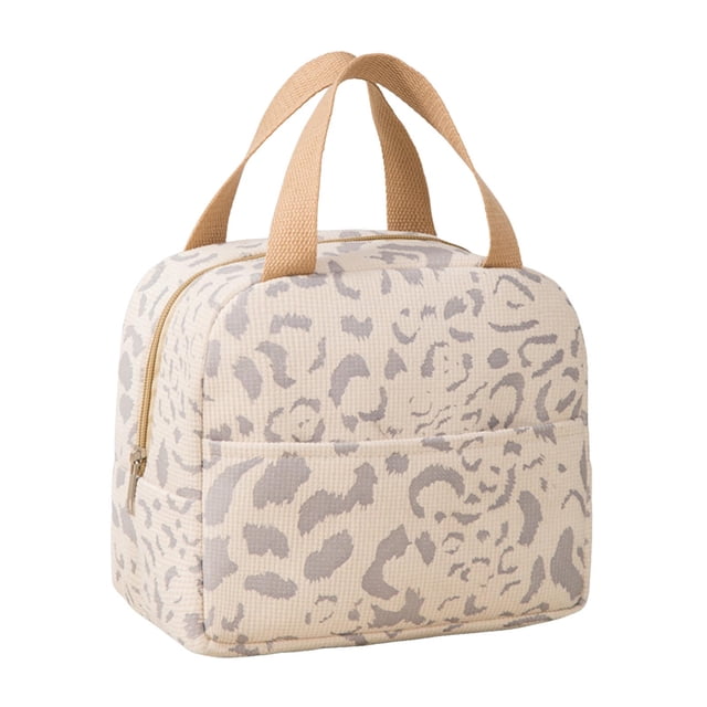 Lunch Backpack for Men Work with Containers Insulated Large Lunch Bag for Women Prep Container Tote Large Can Lids Cute Lunch For Women Quilted Lunch Tote Bag Floral Women Lunch Tote With Front Pocket