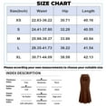 thumbnail image 3 of LWavelet Ruched Mermaid Midi Skirt Women Daily Casual Flowy Slim-Fit Versatile Bottoms Beige XL, 3 of 3