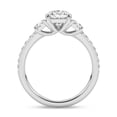 thumbnail image 3 of Eloya Jewel 2.02 Ct Cushion Cut Moissanite Engagement Ring - Glxyzous Halo with Accent - Exquisite Stone - 14K White Gold Plated Ring - Wedding Ring for Her - Ideal for Celebrate, 3 of 3