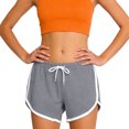 thumbnail image 5 of KPOPLK Athletic Shorts for Women S-3XL Summer High Waisted Workout Shorts Dolphin Running Shorts Tennis with Zip Pocket Size XXXL,Grey, 5 of 6