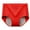 Red, variant on Baqcunre Women's Mid-High Waist Solid Pocket Anti-Leakage Elastic Close-Fitting Physiological Underwear Womens Clothes Period Underwear Panties for Women Womens Underwear,Black,L