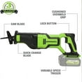 thumbnail image 2 of Greenworks 24V Brushless Reciprocating Saw, Battery Not Included RS24L00, 2 of 8
