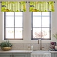 thumbnail image 3 of LALILO Kitchen Curtain Valance Beautiful Tropical Jungle Rod Pocket Window Curtain 52"x 18" Set of 2, 3 of 5